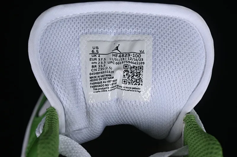 All categories Air Jordan Jordan series basketball shoes Air Jordan 1 Low Air Jordan 1 Low AJ1 Joe 1 white green low-top cultural basketball shoes HF4823-100